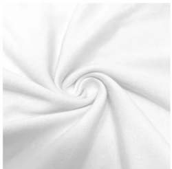 Plain Cotton White Fabric