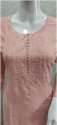 Ladies Muslin Hand Work Kurti thumb 1