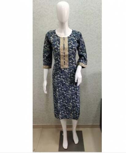 Party Wear Chanderi Modal Kurti