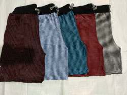 Cotton Checks Bermuda Shorts 