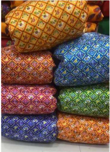 multi color designer printed fabric  by Anas Store