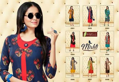 Mishti Rayon Kurti for Ladies by Fashion Com