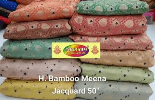 Bamboo Jacquard Fabric by Shubham Silk Mills Private Limited