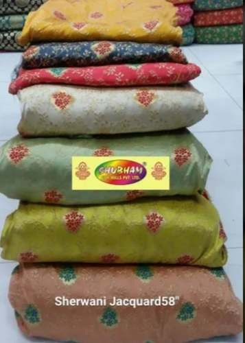 Jacquard Sherwani Fabric by Shubham Silk Mills Private Limited