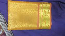 Jaquard border Blouse Fabric 