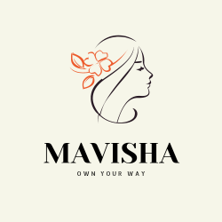 mavisha wholesale and retail store logo icon