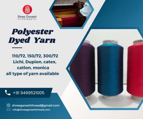 Dyed Polyester Yarn