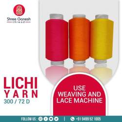 polyester dyed yarn (lichi)