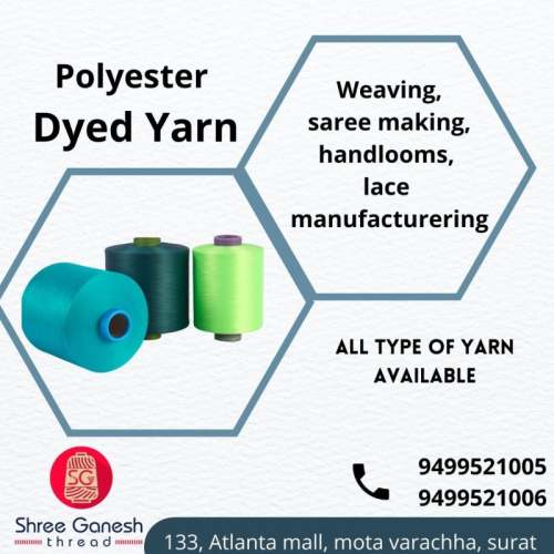 POLYESTER YARN (110 DENIER  LICHI ) by shree ganesh thread