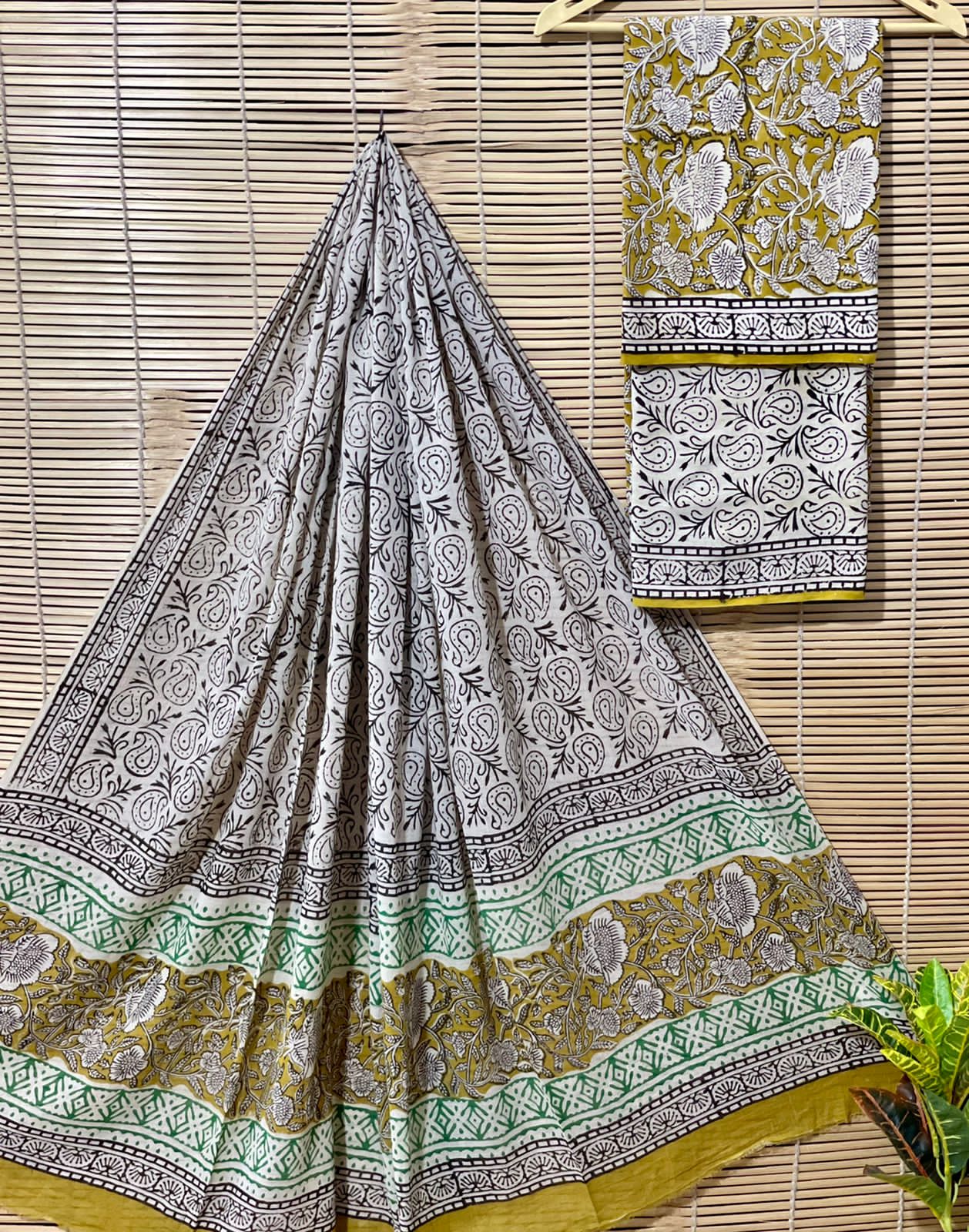 Cotton Dress by bagru printers bagru