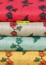 150-200 GSM Rayon Cotton Prints Fabric 
