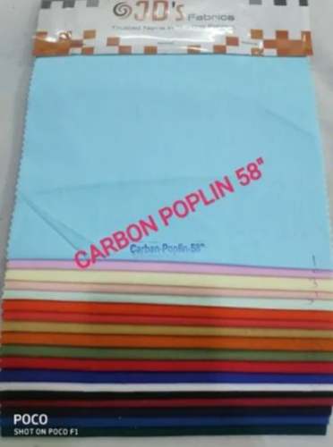 Men Plain Poplin Carbon Shirts Fabric