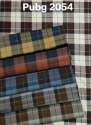 Pure Cotton Check Printed Twill Fabric For Shirts  thumb 1