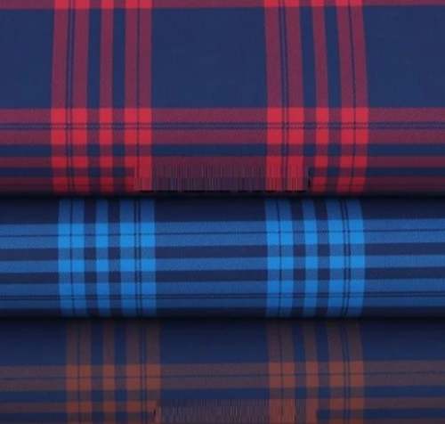 Regular Wear RFD Shirt Print Fabric For Men 
