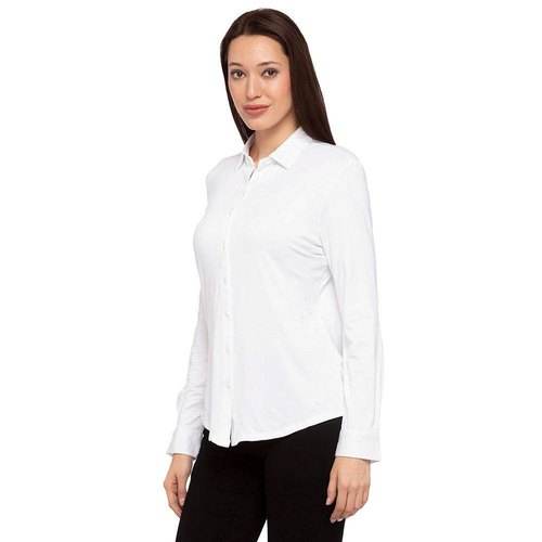 Ladies White Cotton Shirt by IYB Enterprises