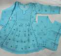 Hand Embroidered Chikankari Dress For Kids Girls thumb 3