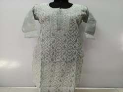Hand Embroidered Lucknow Chikankari Cotton Kurti 