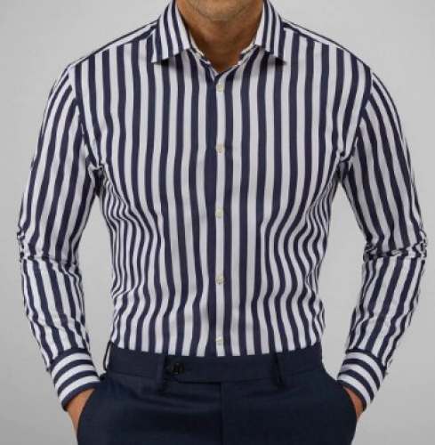 Formal wear Striped Design Men Shirt  by Raj Jeans Collection