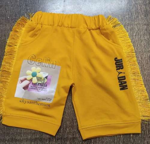 Ladies Mustard Color Shorts  by Vishwa Fashion