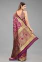 Buy Art Silk Banarasi Saree At Wholesale Price thumb 4