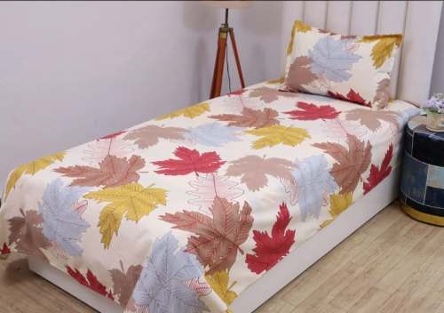 Fancy Printed Single Bed Sheet by J And H Textiles