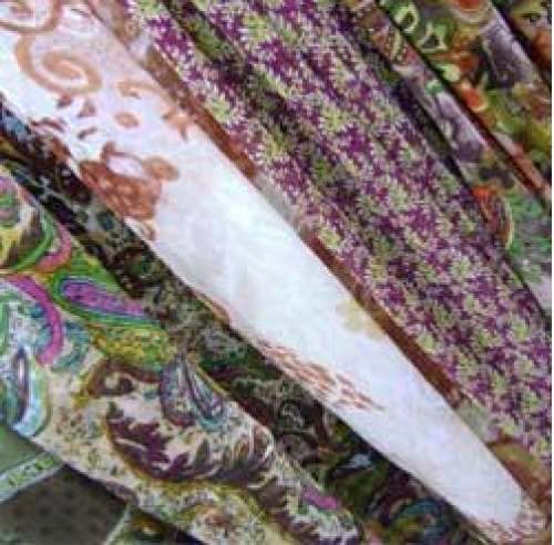 Fancy Printed Chiffon Fabrics At Wholesale by Rasikvatika Silk Mills