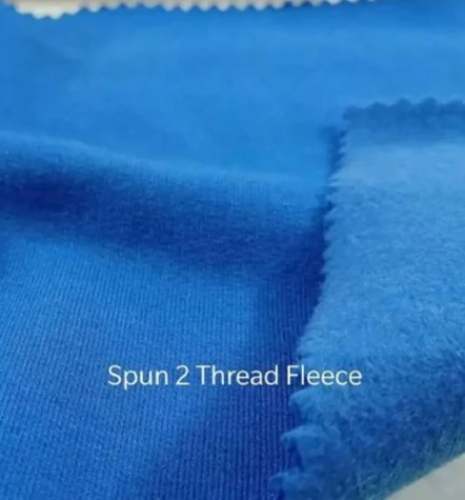 Spun Knitted Fleece Fabric by A Mohinder Enterprises
