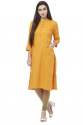 branded-cotton-mustard-straight-kurti