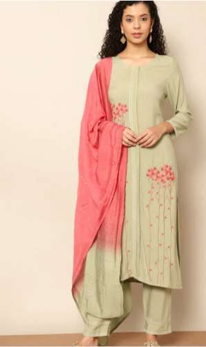 Fancy Embroidery Indie Picks Ladies Kurti by Elanstreet