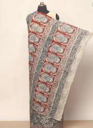 Indie Picks Kalamkari Print Cotton Saree