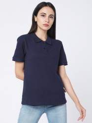 Cotton Collar T-Shirt for Ladies