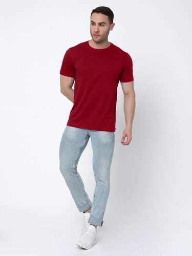 Round Neck T-Shirt by Behariji Enterprises by Behariji Enterprises