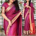 Designer Sana Silk Jacquard Saree thumb 2
