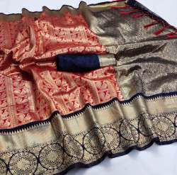 Kanchipuram Handloom Weaving Silk Saree