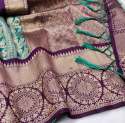 Kanchipuram Handloom Weaving Silk Saree thumb 7