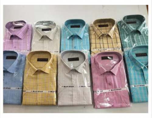 Men Ready-made Check Shirts by Sri Kandasamy Mills