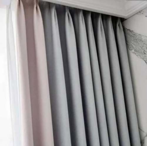 Plain Satin Curtain Blackout Fabric