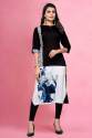 American Crepe digital printed kurtis thumb 2