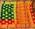 Banarasi pure georgette zari woven saree thumb 1