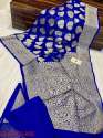 Banarasi Soft pure Georgette sarees thumb 7