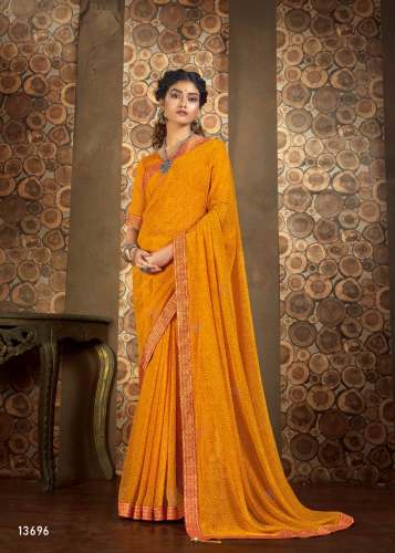 Bandhani Prints, Foil Embellished saree