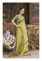  Brasso Floral Printed Stone work saree