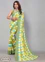 Casual Wear Poonam Georgette Saree with Blouse by Geet Gauri Fashion  thumb 1