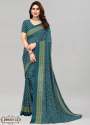 Casual Wear Poonam Georgette Saree with Blouse by Geet Gauri Fashion  thumb 10