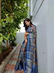 Chanderi Silk digital printed sarees