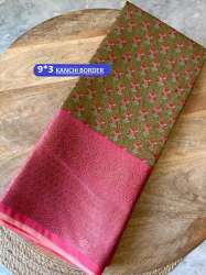 Chanderi Silk printed saree