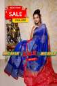 Chanderi warm cotton saree with blouse thumb 6
