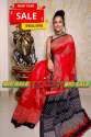 Chanderi warm cotton saree with blouse thumb 7