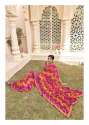 Chiffon Bandhani Printed Foil Printed saree thumb 3