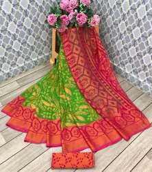 Chiffon Brasso sarees feel the soft touch